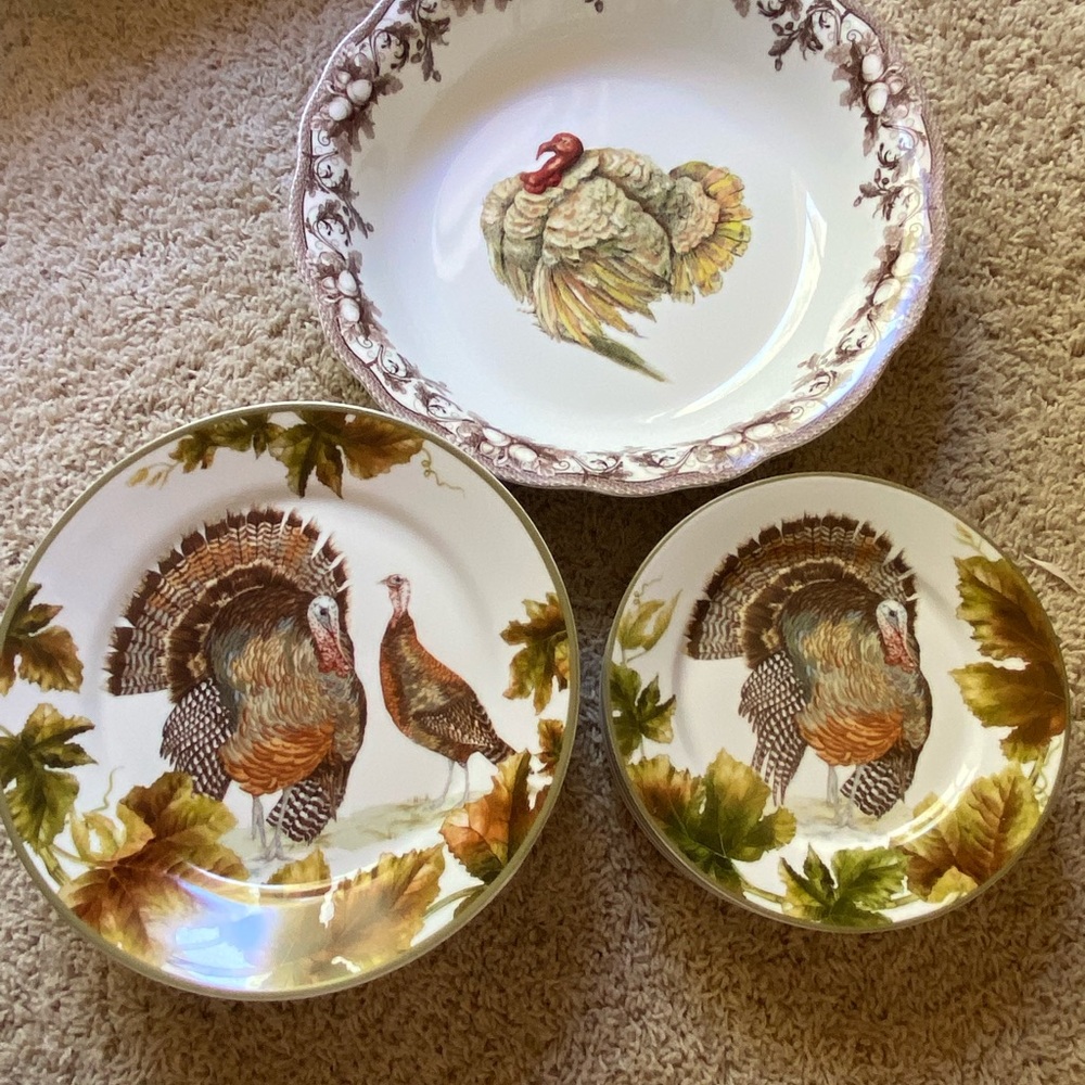 Thanksgiving plates
